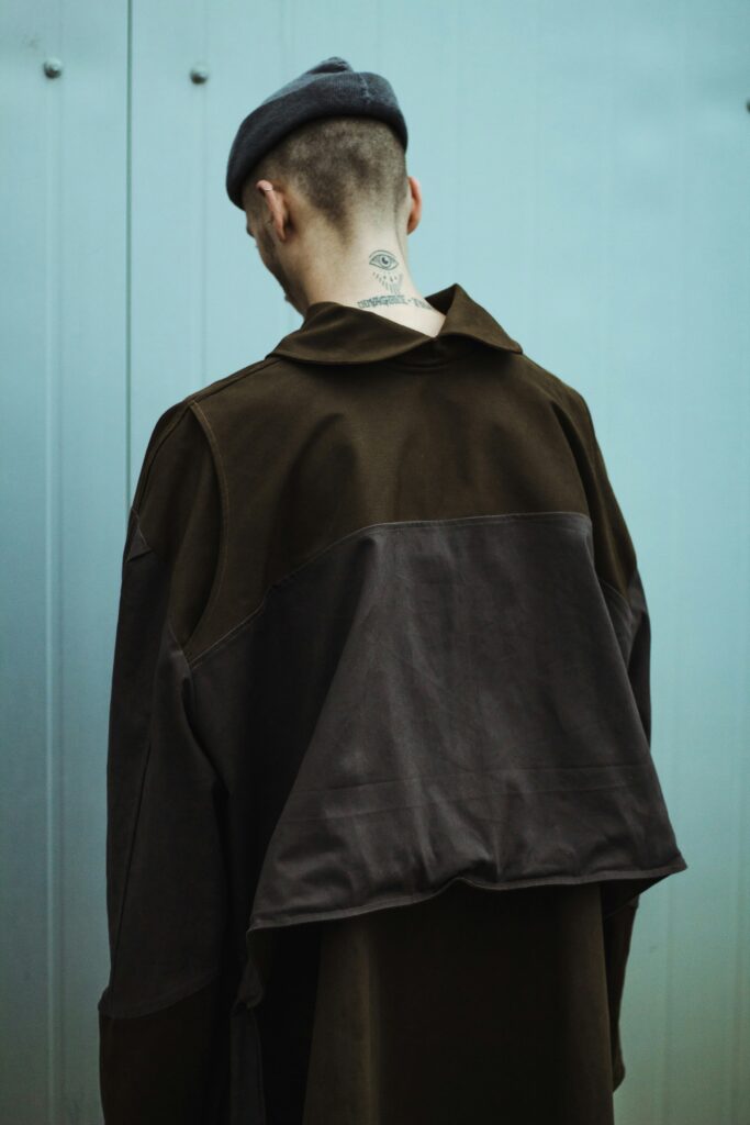 portrait shot from the back 